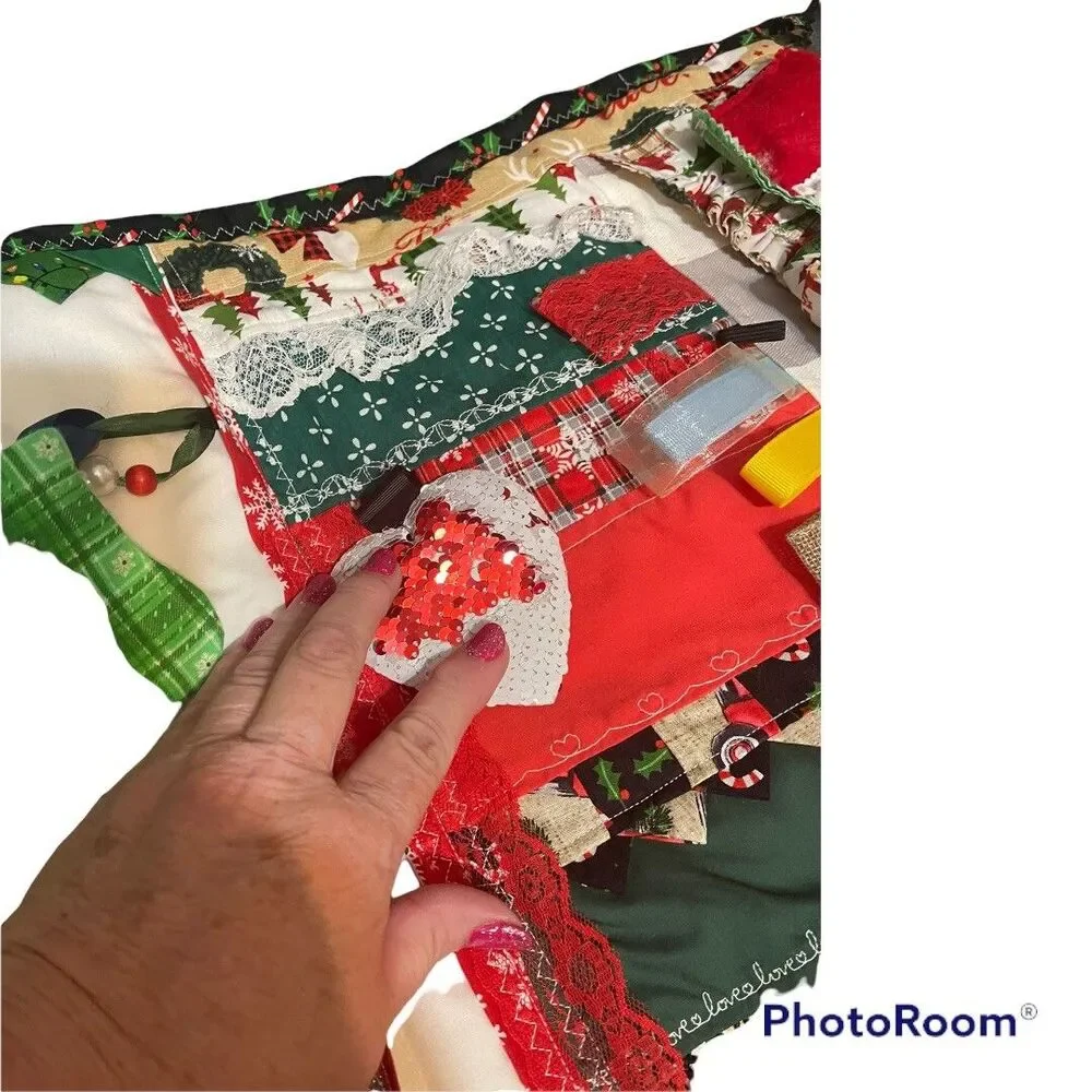 Fidget quilt For Christmas Fun